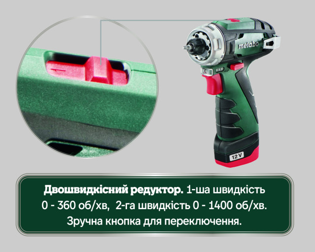 Аккумуляторная дрель-шуруповерт Metabo PowerMaxx BS Basic (600080500)