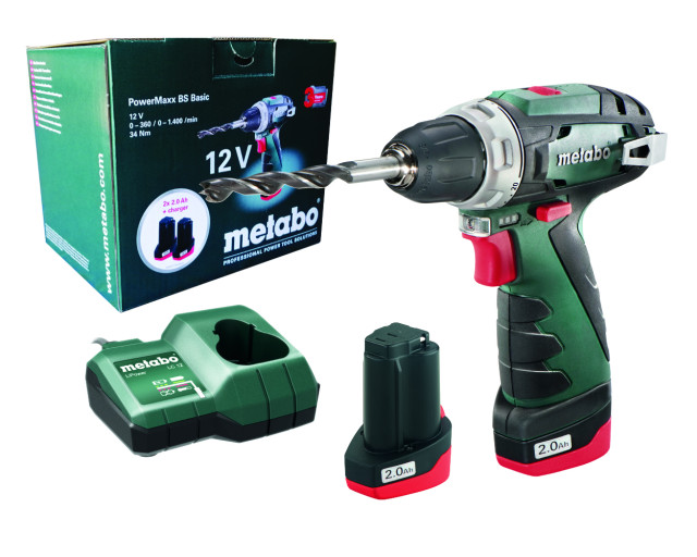 Аккумуляторная дрель-шуруповерт Metabo PowerMaxx BS Basic (600984000)