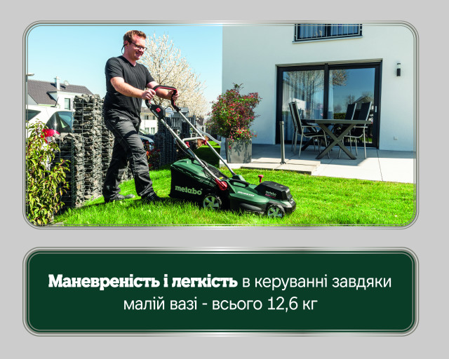 Акумуляторна газонокосарка Metabo RM 36-18 LTX BL 36 (601716850)