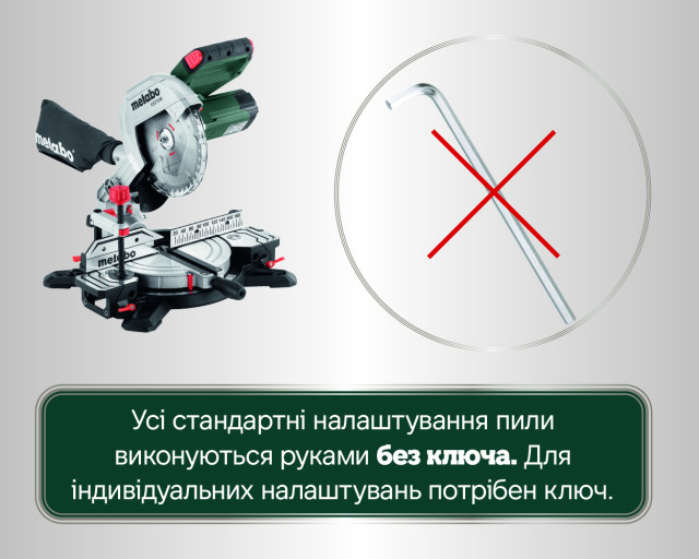 Торцювальна пила Metabo KS 216 M (610216000)