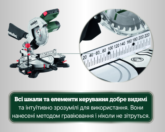 Торцовочная пила Metabo KS 216 M Set (610216900)