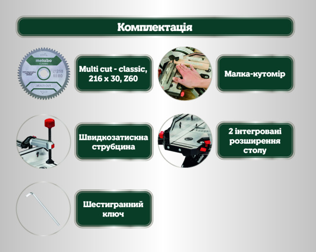 Торцовочная пила Metabo KGSВ 72 Xact SYM (612216000)