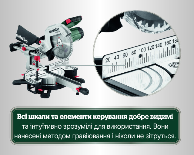 Торцювальна пила Metabo KGS 254 M (613254000)
