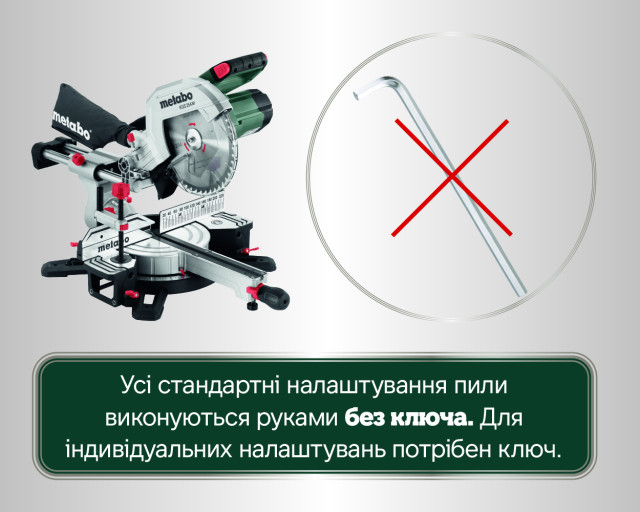 Торцювальна пила Metabo KGS 254 M (613254000)