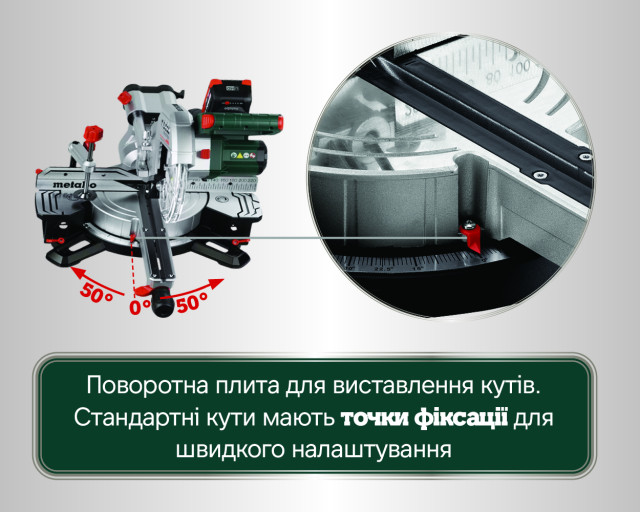 Аккумуляторная торцовочная пила Metabo KGS 18 LTX BL 216 (614216650)