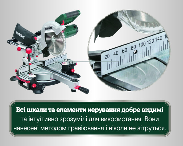 Торцювальна пила Metabo KGSВ 216 M (619261000)