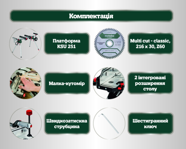 Торцовочная пила Metabo KGSВ 72 Xact SYM Set (690972000)