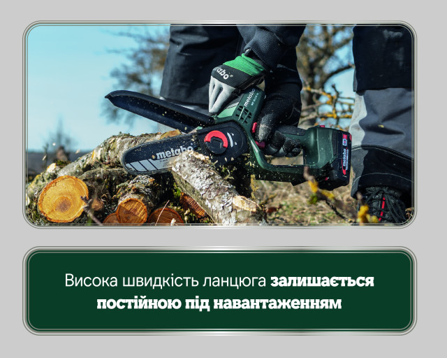 Аккумуляторная пила по дереву Metabo MS 18 LTX 15 Set (691229000)