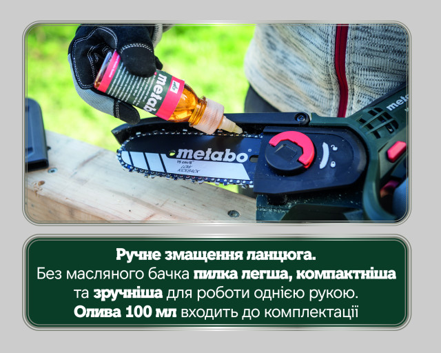 Аккумуляторная пила по дереву Metabo MS 18 LTX 15 Set (691229000)