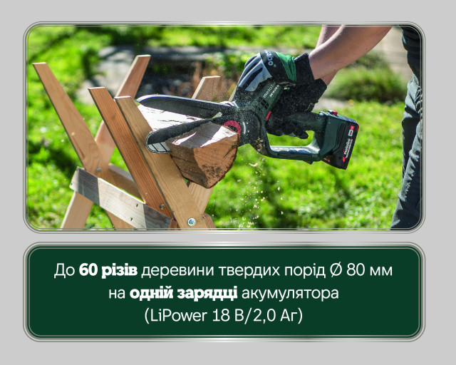 Аккумуляторная пила по дереву Metabo MS 18 LTX 15 Set (691229000)