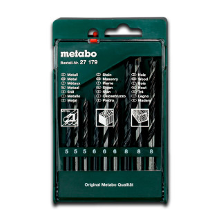 Metabo Наборы сверл по металлу, камню, дереву