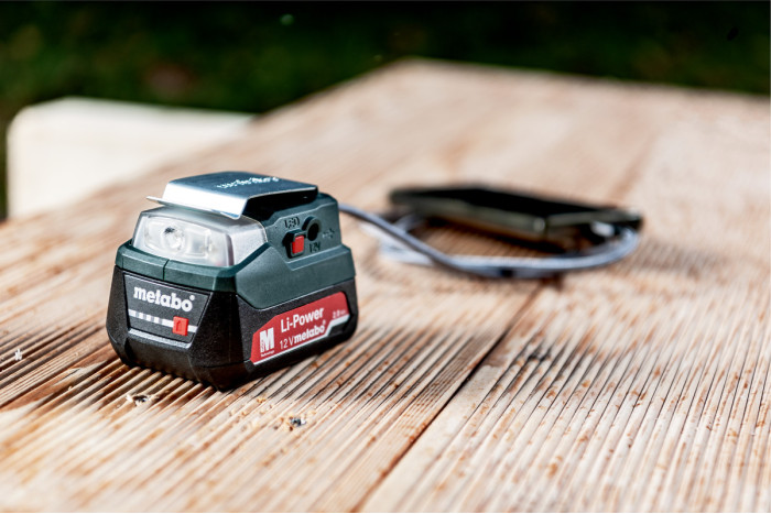 Аккумуляторный адаптер питания Metabo PowerMaxx PA 12 LED-USB (600298000)