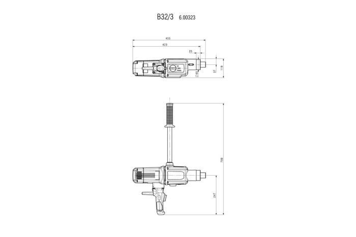 Дриль Metabo B 32/3 (600323000)
