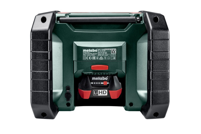 Акумуляторний радіоприймач для будівельного майданчика Metabo R 12-18 BT (600777850)