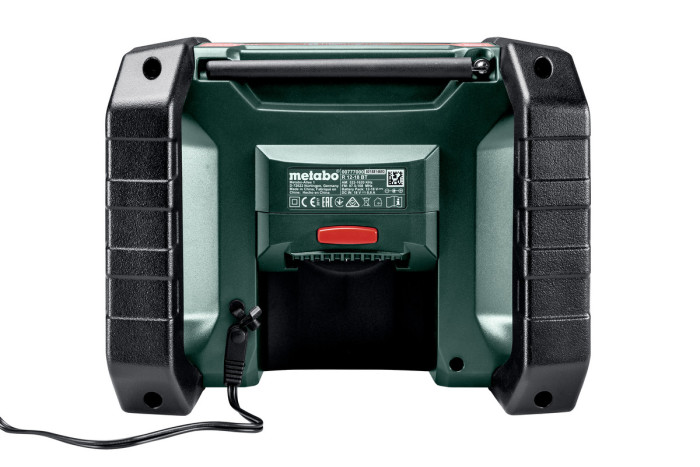 Акумуляторний радіоприймач для будівельного майданчика Metabo R 12-18 BT (600777850)