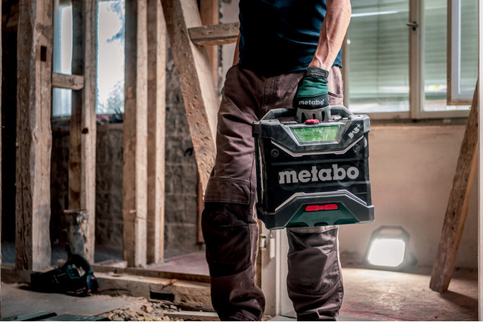 Акумуляторний радіоприймач для будівельного майданчика Metabo RC 12-18 32W BT DAB+ (600779850)