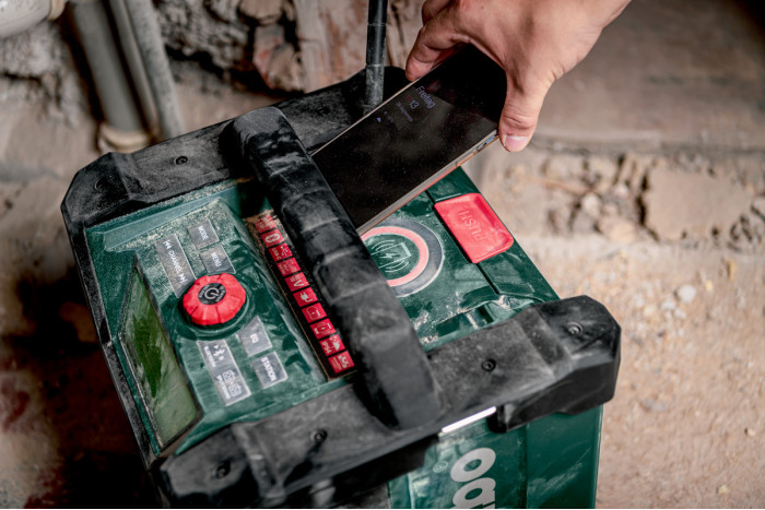 Акумуляторний радіоприймач для будівельного майданчика Metabo RC 12-18 32W BT DAB+ (600779850)
