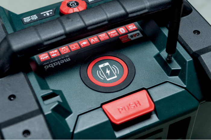 Акумуляторний радіоприймач для будівельного майданчика Metabo RC 12-18 32W BT DAB+ (600779850)