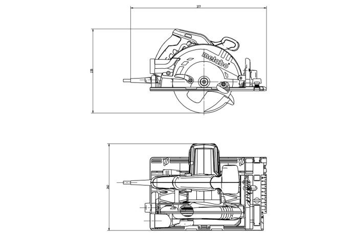 Ручна дискова пила Metabo KS 55 FS (600955000)