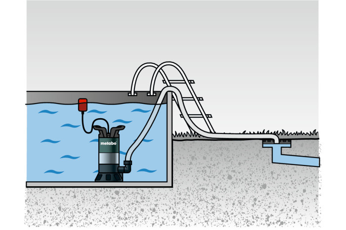 Погружной насос для грязной воды Metabo PS 18000 SN (0251800000)