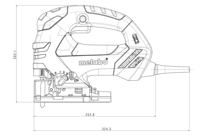 Лобзик Metabo STEB 140 (601402000)