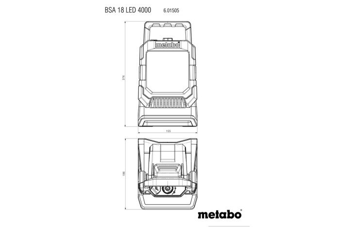 Аккумуляторный прожектор Metabo BSA 18 LED 4000 (601505850)