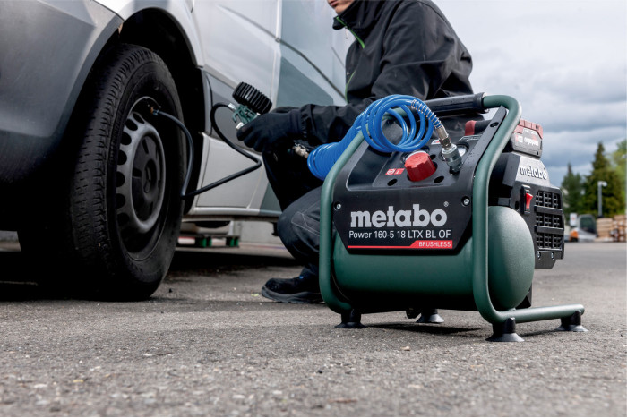 Аккумуляторный компрессор Metabo Power 160-5 18 LTX BL OF (601521850)
