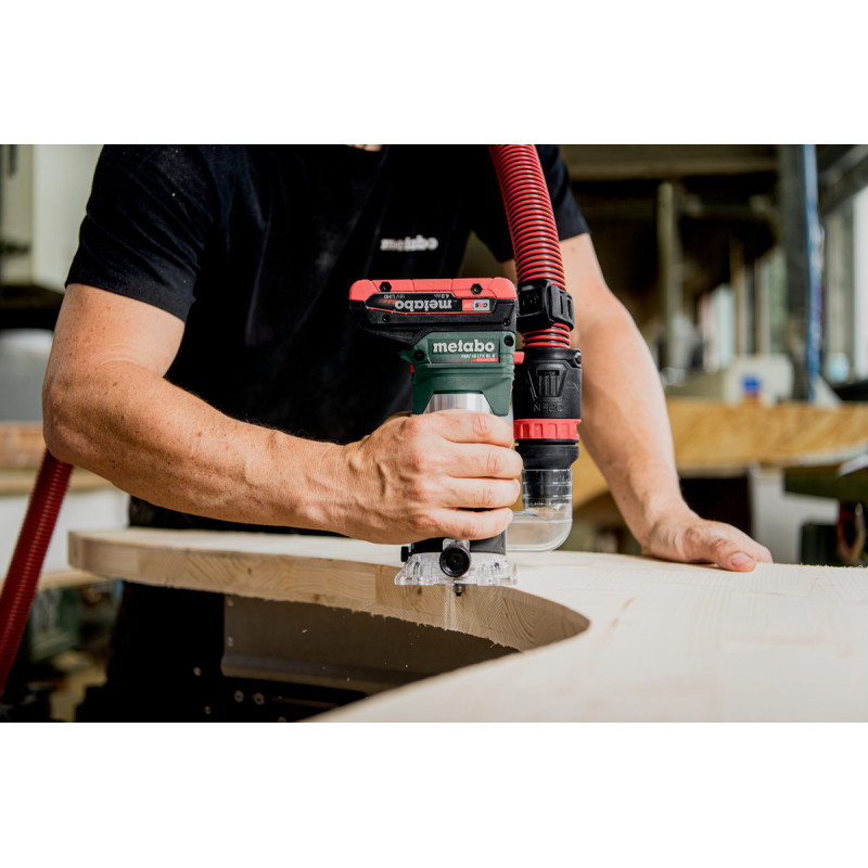 Аккумуляторный фрезер для обработки кромок Metabo FMВ 18 LTX BL 8
