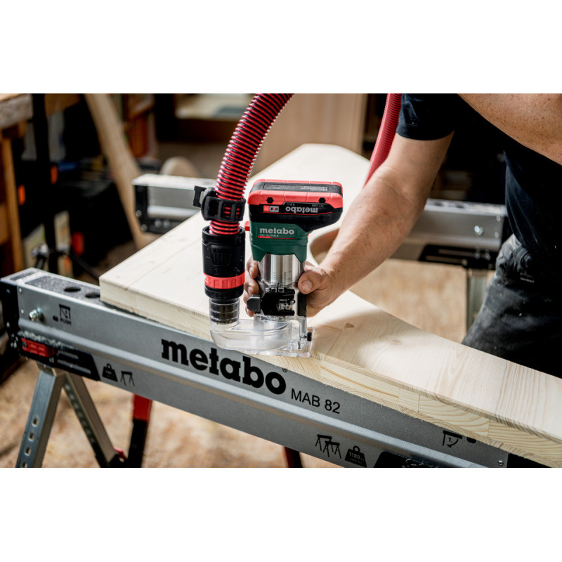 Аккумуляторный фрезер для обработки кромок Metabo FMВ 18 LTX BL 8