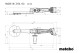 Аккумуляторная машина для шлифования угловых сварных швов Metabo KNSВB 18 LTX BL 150 (601765840)