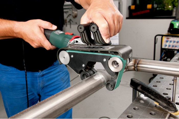 Ленточная шлифмашина для труб Metabo RBE 9-60 Set (602183510)