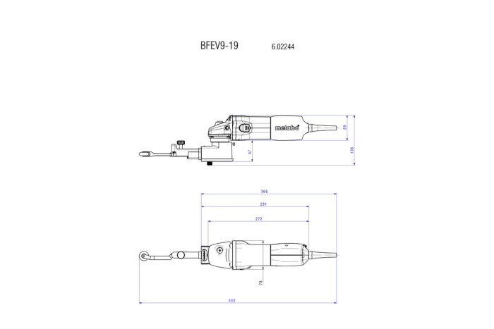 Ленточный напильник Metabo BFE 9-20 Set (602244500)