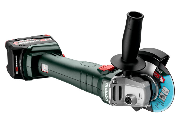 Акумуляторна кутова шліфувальна машина (болгарка) Metabo W 18 L 9-125 (602247510)