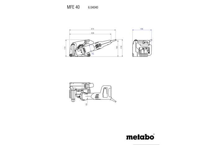 Штроборіз Metabo MFE 40 (604040500)