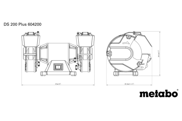 Заточный станок Metabo DS 200 Plus (604200000)