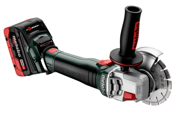 Акумуляторна кутова шліфувальна машина (болгарка) Metabo WB 18 LT BL 11-125 Quick (613054660)