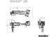 Акумуляторна кутова шліфувальна машина (болгарка) Metabo WPB 36-18 LTX BL 24-230 Quick (613103810)