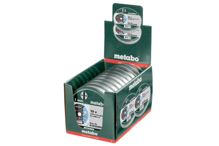 10 отрезных дисков Metabo SP 125x1,0x22,2 Inox, TF 41 (616359000)