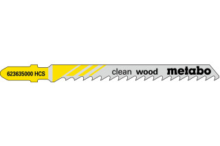 3 лобзиковые пилки Metabo «Clean Wood», 74/ 4,0 мм (623962000)