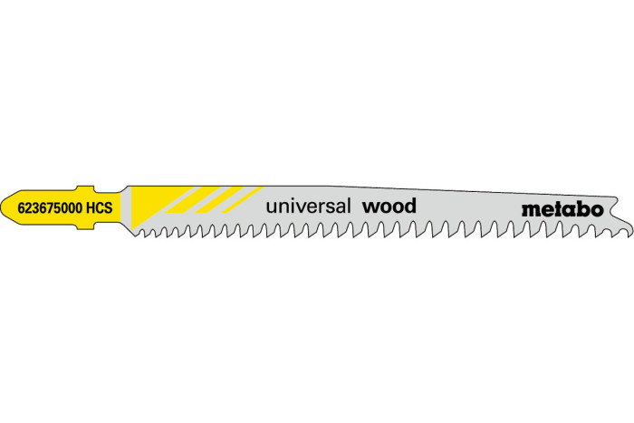 25 лобзиковых пилок Metabo «Universal Wood», 91 мм, Progr. (623617000)
