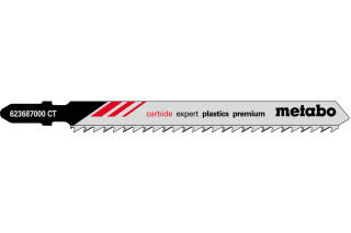 3 пилкових полотна для лобзиків Metabo «Expert Plastics Premium», 91/ 3,3 мм (623687000)