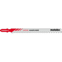 3 пилкових полотна для лобзиків Metabo «Carbide Wood + Metal», 108/3,5–5 мм (623836000)