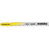 5 лобзиковых пилок Metabo «Clean Wood», 74 мм/Progr. (623923000)