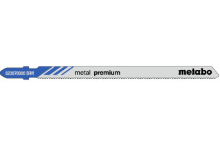 5 пилкових полотен для лобзиків Metabo «Metal Premium», 106/ 1,1 мм (623978000)
