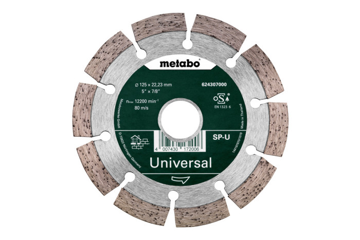 Алмазный отрезной диск Metabo 125x22,23 мм (624307000)