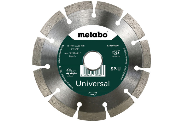 Алмазный отрезной диск Metabo 150x22,23 мм (624308000)
