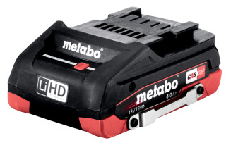 Аккумуляторный блок Metabo DS LiHD, 18 В – 4,0 А·Ч (624989000)