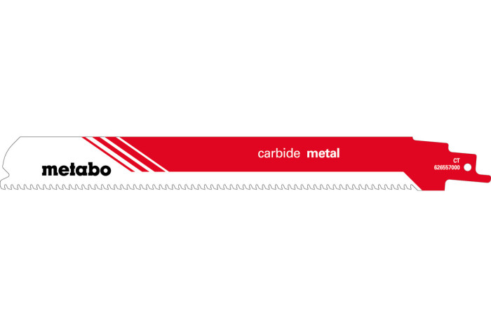Пилкове полотно для шабельних пил Metabo «Carbide Metal», 225 x 1,25 мм (626557000)