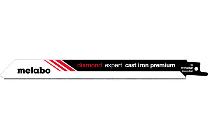 2 пилки для сабельных пил Metabo «Expert Cast Iron Premium», 200 x 1,0 мм (626565000)