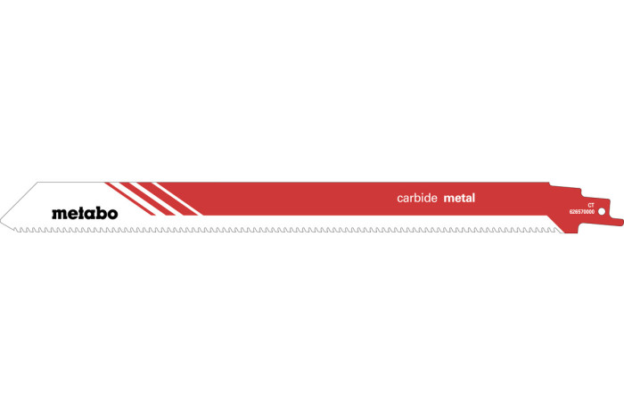 Пилочное полотно для сабельной пилы Metabo «carbide metal», 300 x 1,25 мм (626570000)